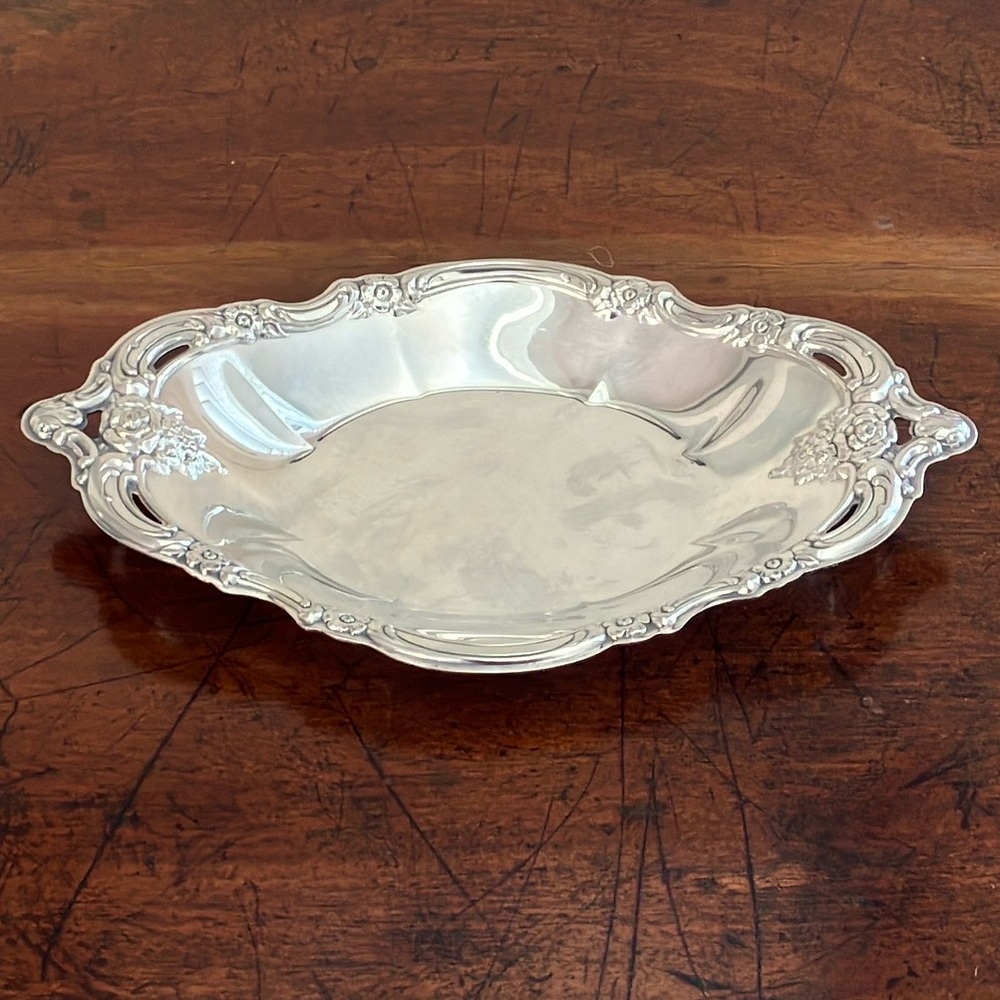Vintage Silver-Colored Community Oneida Bowl Dish